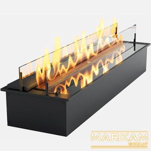 Дизайнерський біокамін Gloss Fire Slider Glass 600